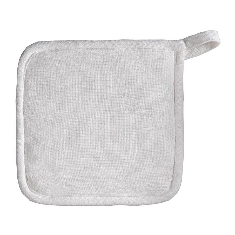 Agarradera de cocina de algodón reciclado.