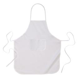 Delantal largo de cocina con bolsillo frontal de poliéster reciclado R-PET, 60x90 cm
