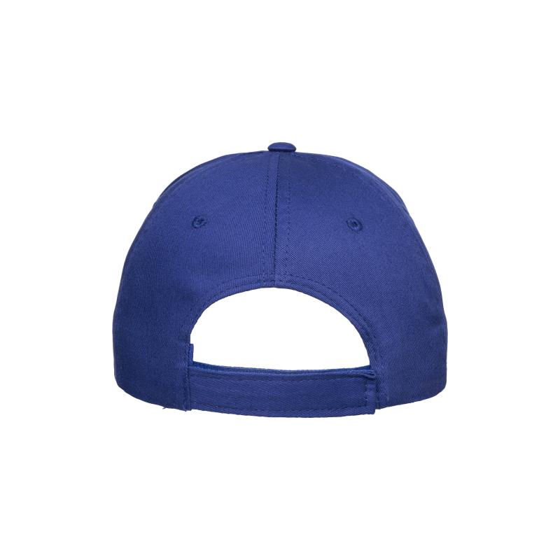 Gorra de algodón de 5 paneles, visera tipo sandwich en contraste y cierre con velcro