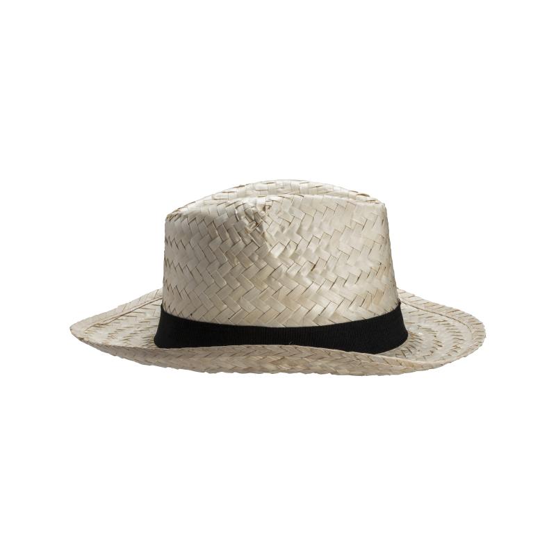 Sombrero de paja con banda elástica personalizable de 3 cm