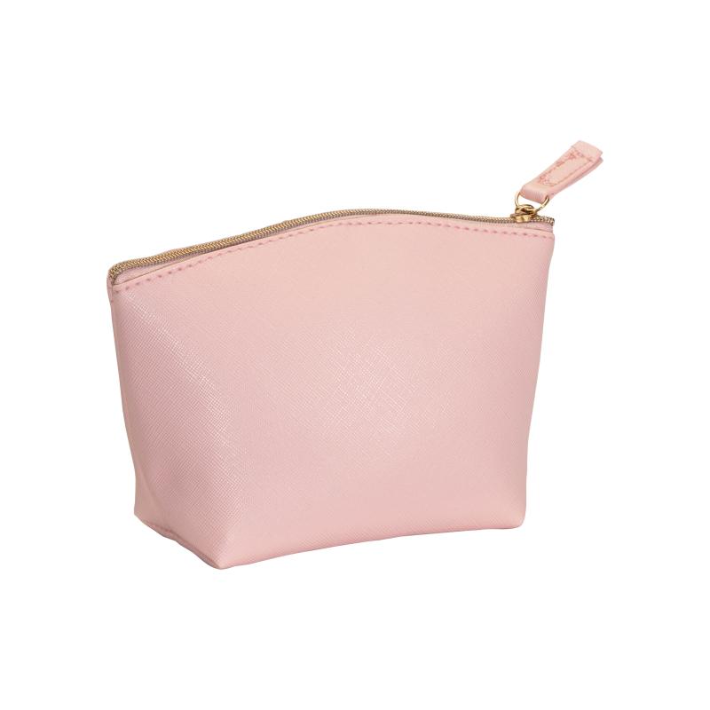 Estuche de belleza multiusos de PU saffiano de grano fino