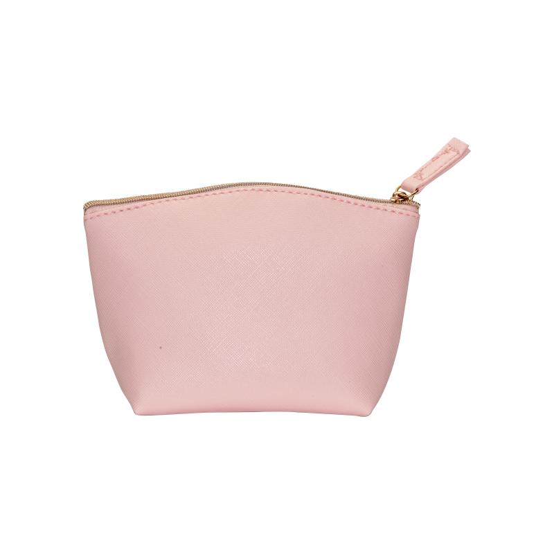 Estuche de belleza multiusos de PU saffiano de grano fino