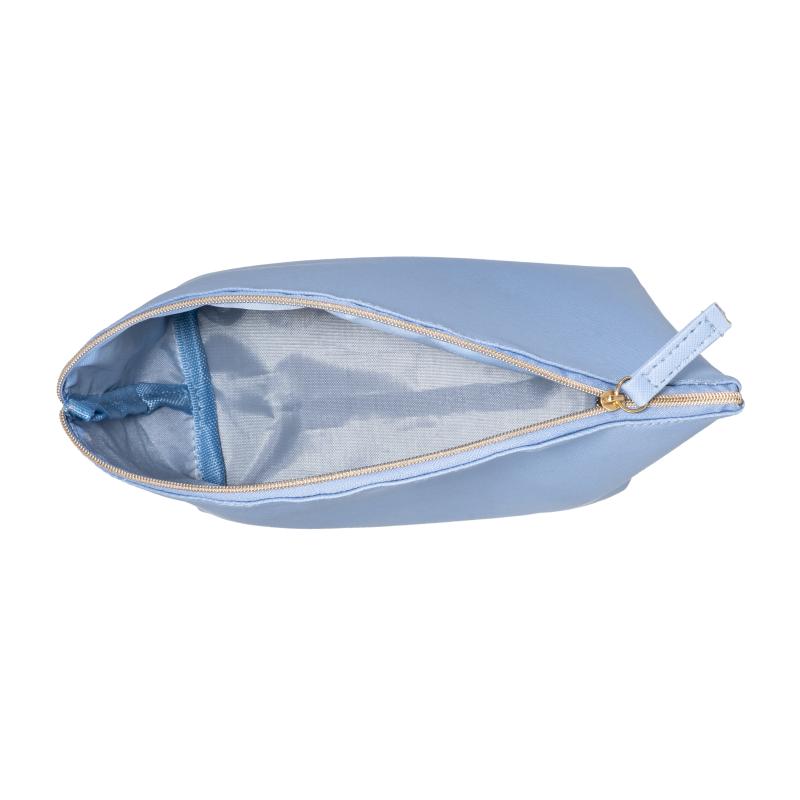 Estuche de belleza multiusos de PU saffiano de grano fino