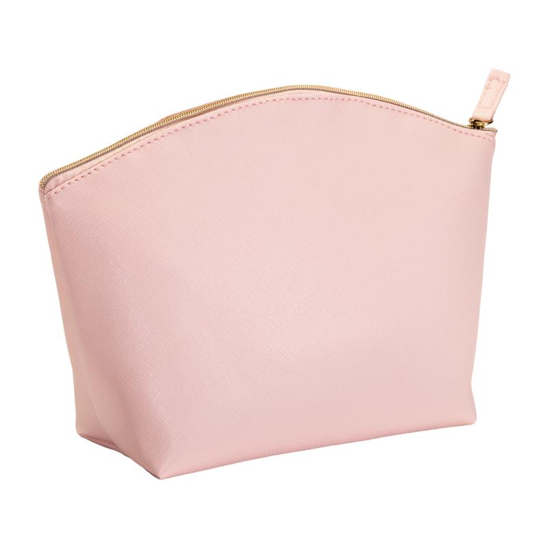 Estuche de belleza multiusos de PU saffiano de grano fino