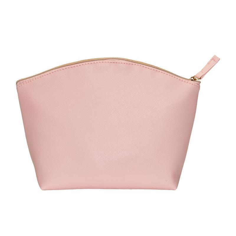 Estuche de belleza multiusos de PU saffiano de grano fino