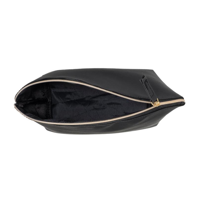 Estuche de belleza multiusos de PU saffiano de grano fino