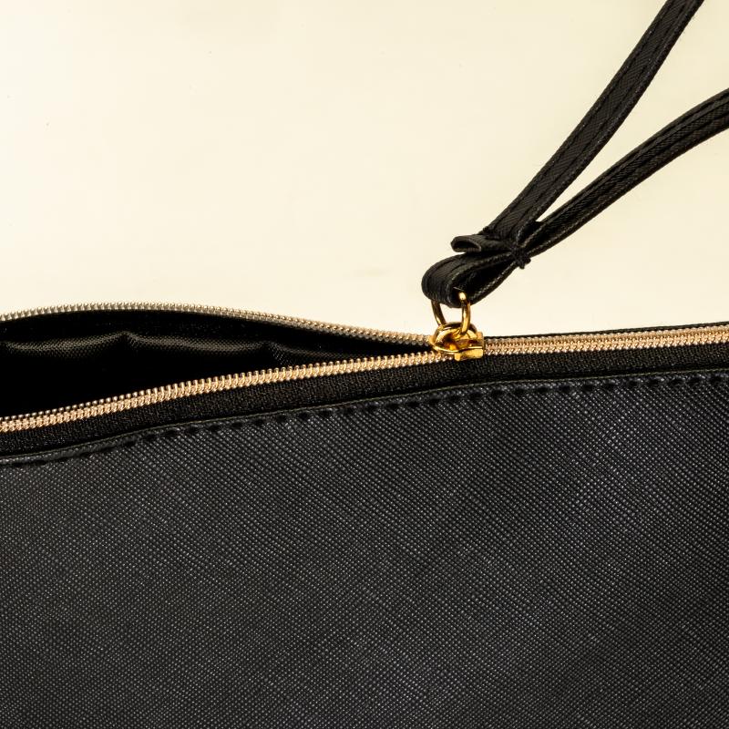 Bolso multiusos de PU saffiano de grano fino