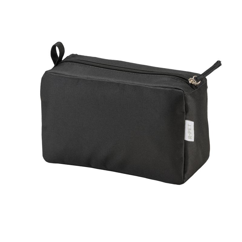 Neceser de poliéster reciclado R-PET con cremallera