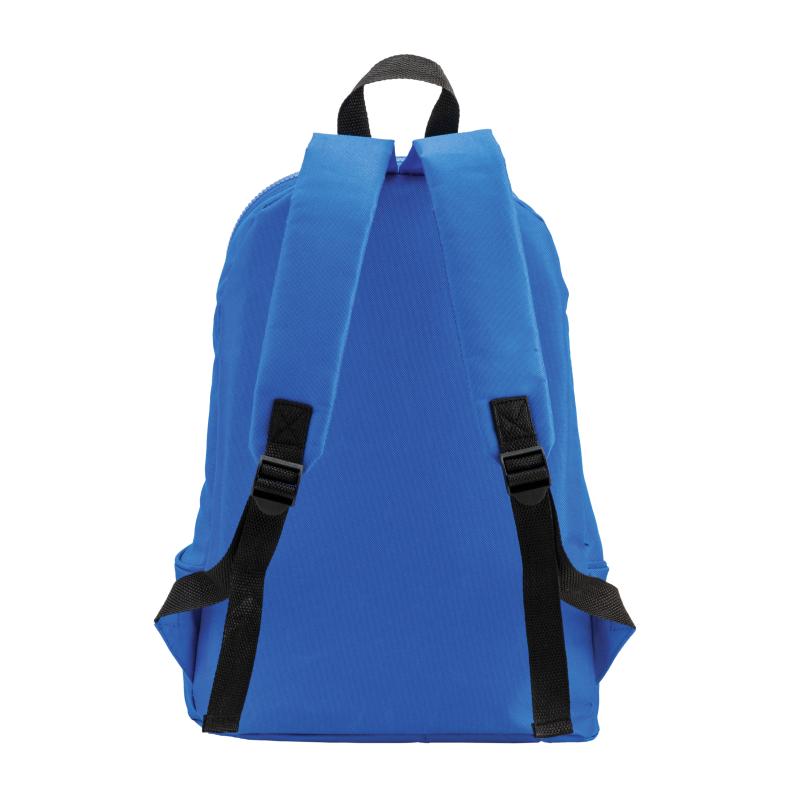 Mochila de poliéster reciclado R-PET con correas ajustables y acolchadas