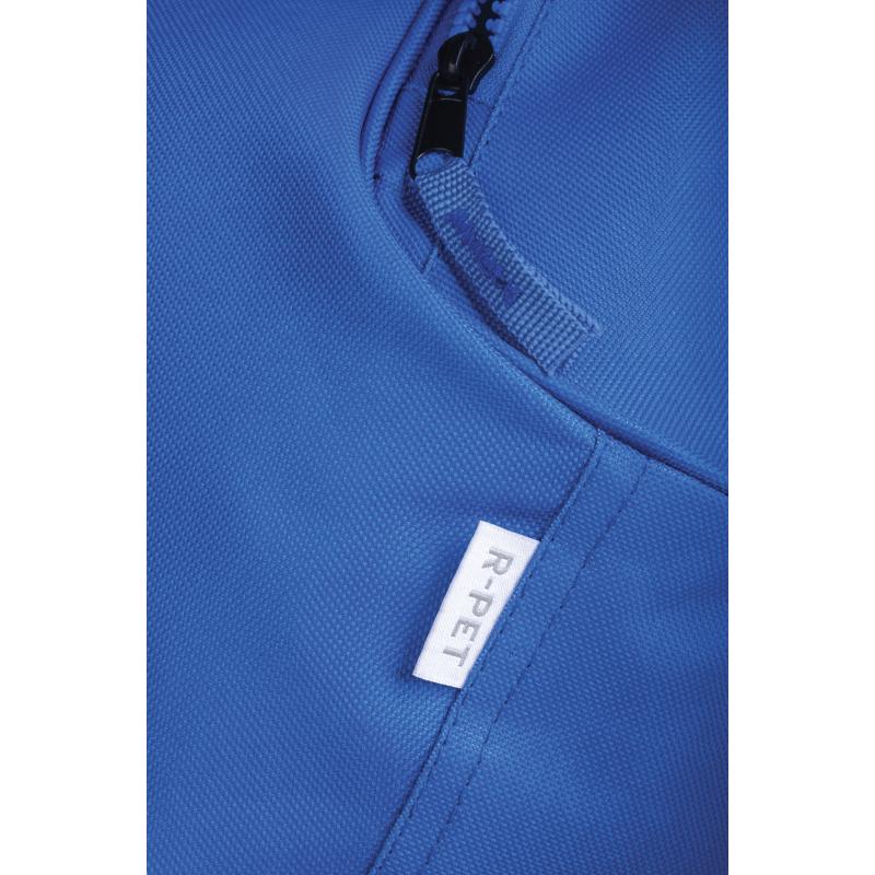 Mochila de poliéster reciclado R-PET con correas ajustables y acolchadas