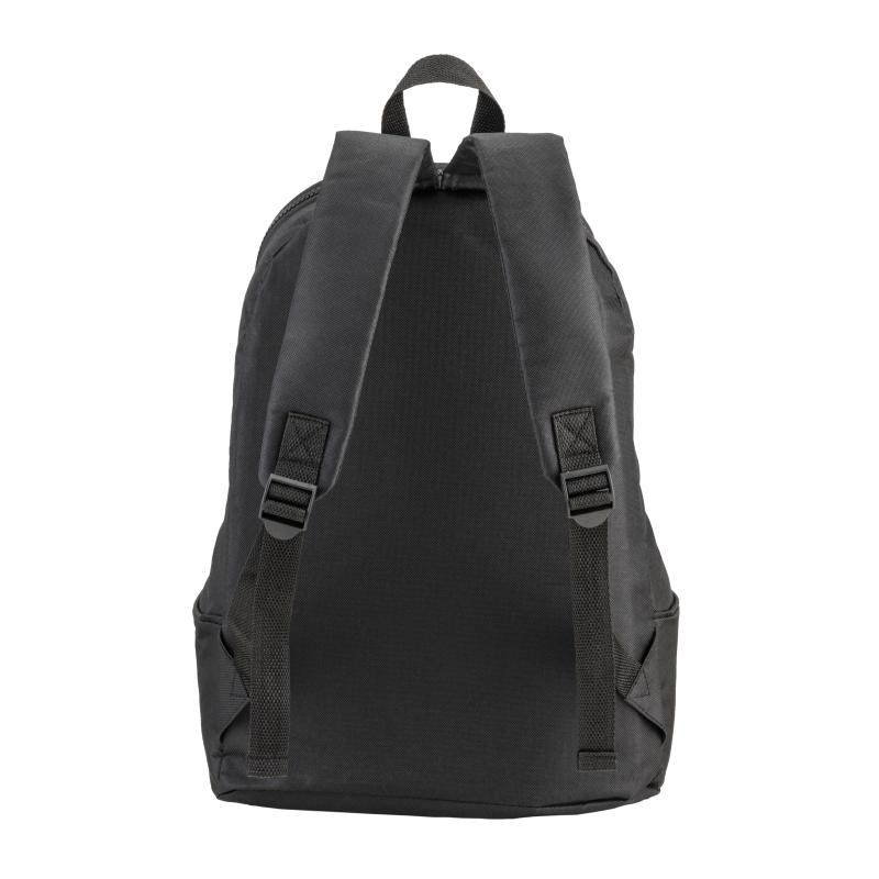 Mochila de poliéster reciclado R-PET con correas ajustables y acolchadas