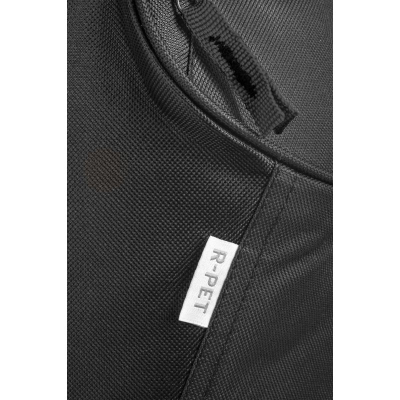 Mochila de poliéster reciclado R-PET con correas ajustables y acolchadas