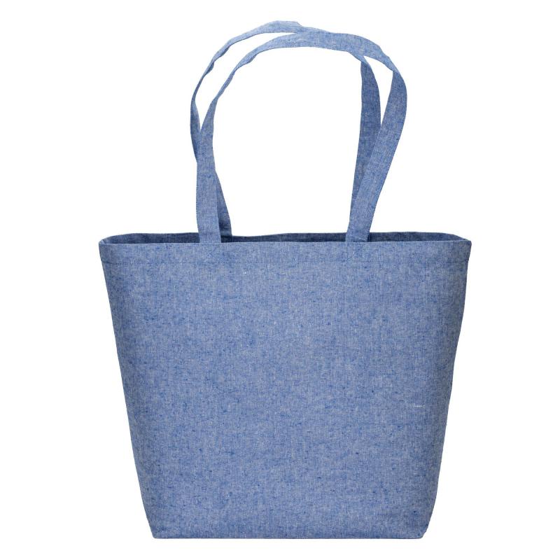 Bolsa de algodón reciclado, 120 g/m&sup2;, con laminado de polipropileno (PP)