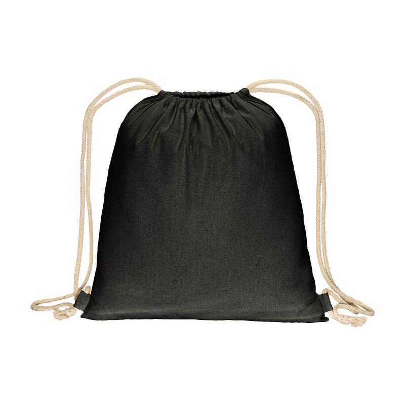 Mochila de algodón de 180 g/m&sup2;, con cierre de cordón