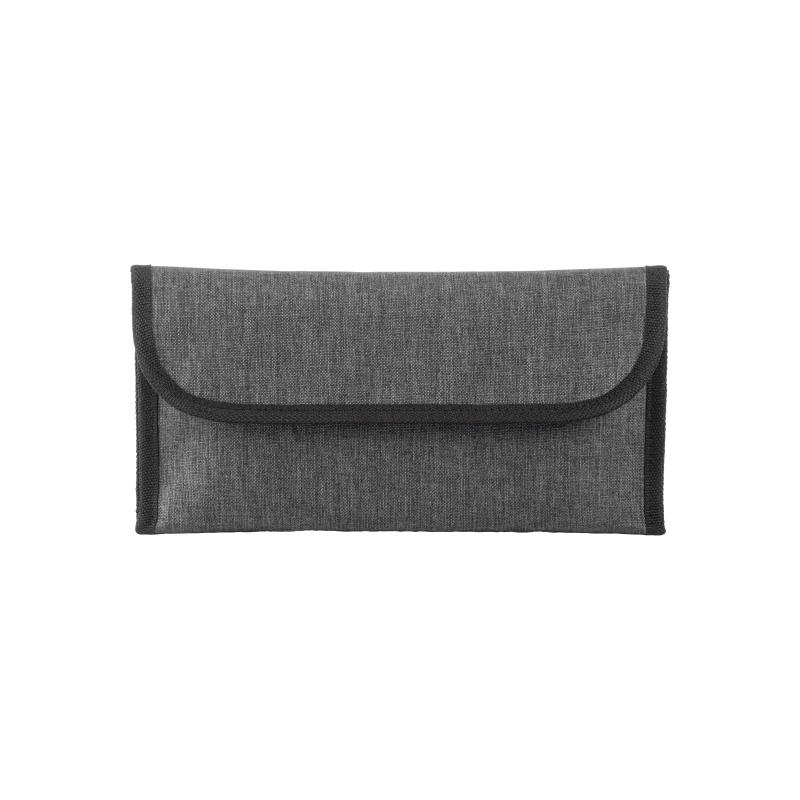 Bolsa portadocumentos de viaje en poliéster 900D melange