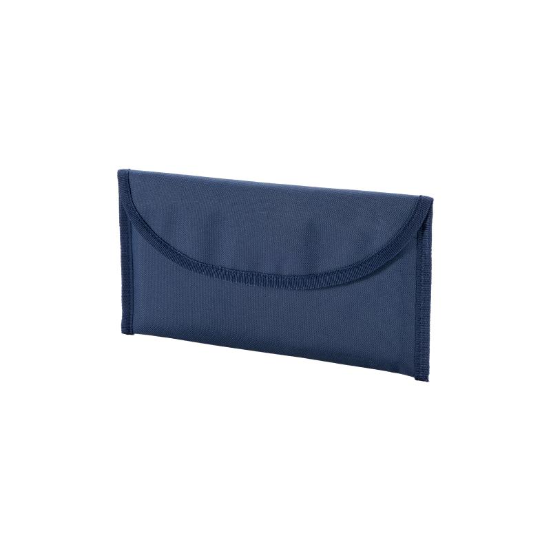 Bolsa portadocumentos de poliéster 600D con dos bolsillos y cierre de velcro