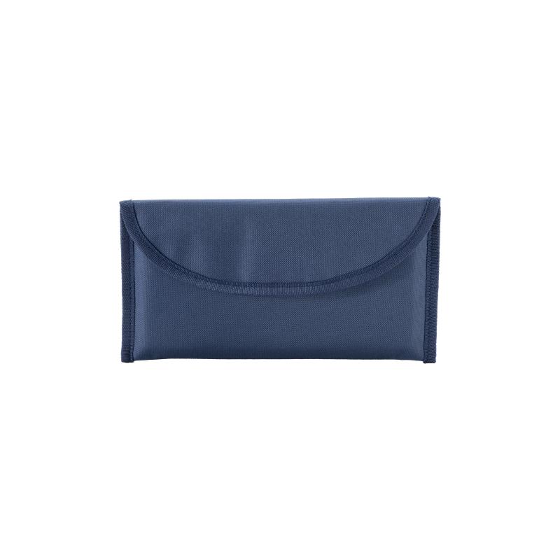 Bolsa portadocumentos de poliéster 600D con dos bolsillos y cierre de velcro