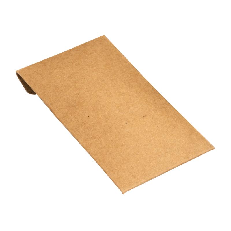 Llavero redondo de metal con detalle frontal de bambú