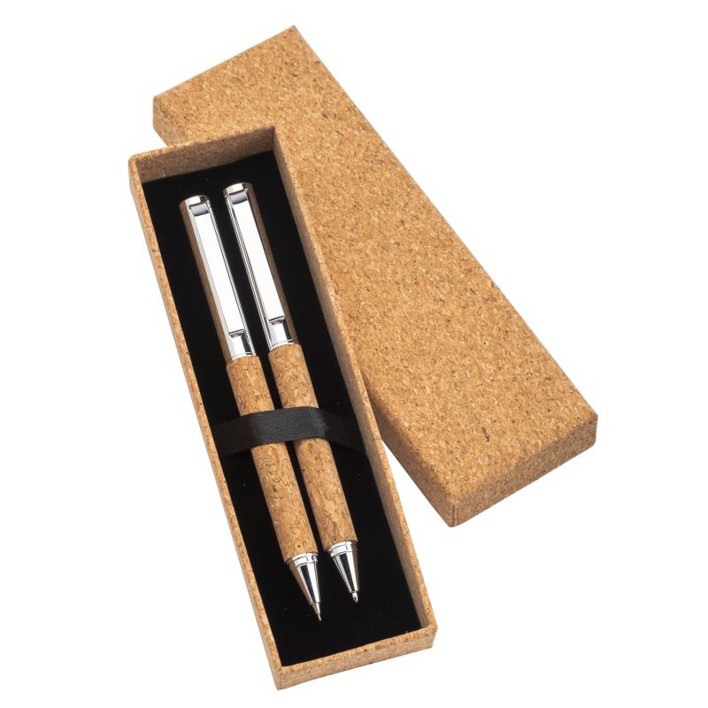 Set compuesto por un boligrafo twist y un portaminas con mina de 0,7 mm