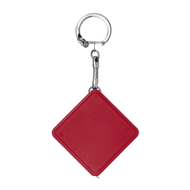 Llavero con cinta métrica flexible