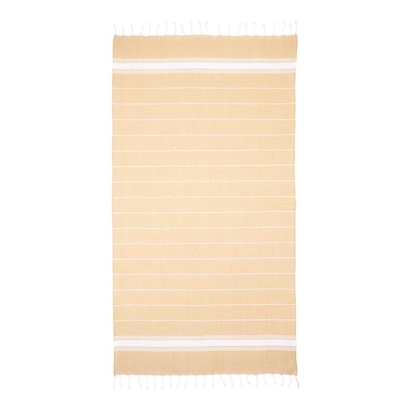 Toalla de playa / Pareo de algodón reciclado 180 g/m2