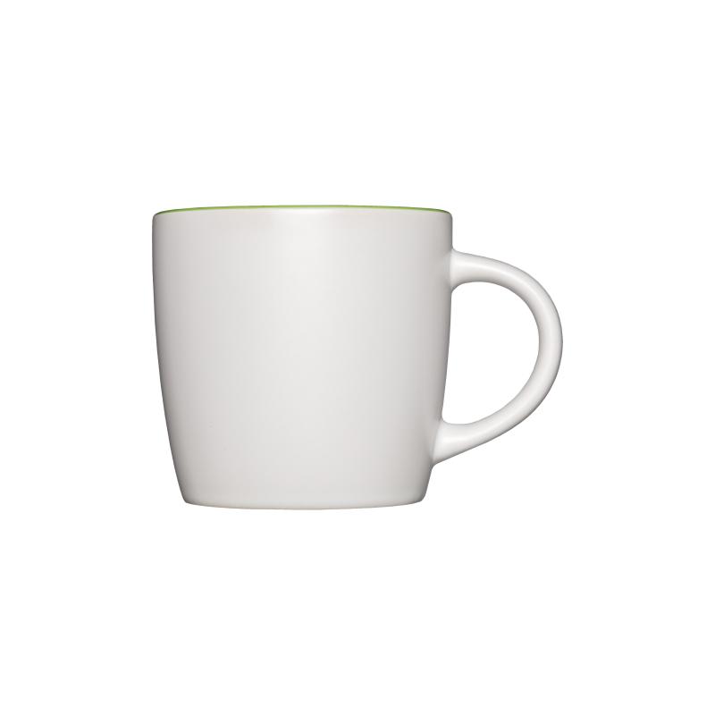 Taza de cerámica bicolor de 350 ml