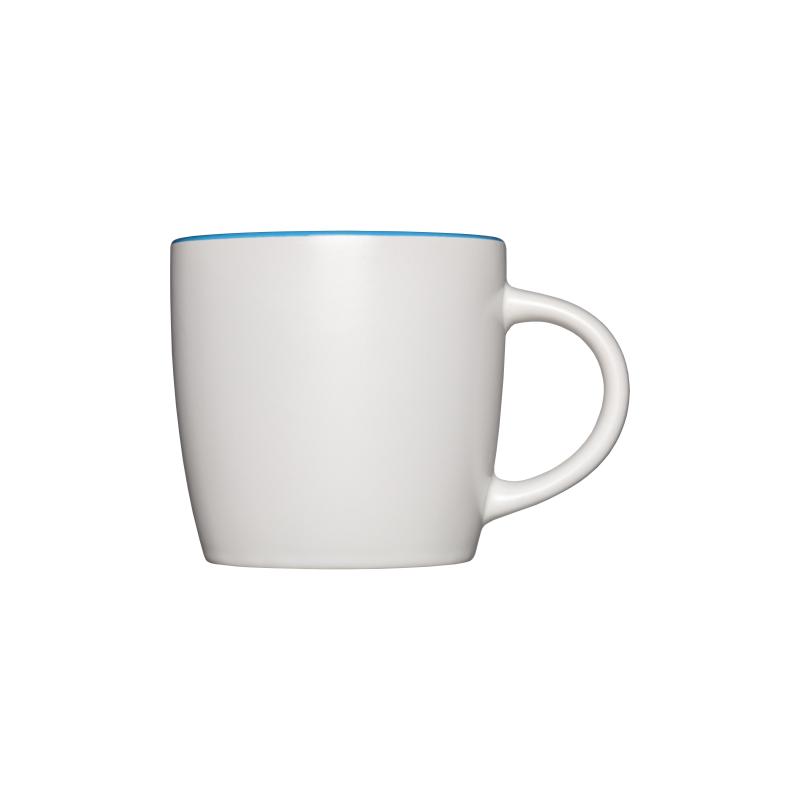 Taza de cerámica bicolor de 350 ml