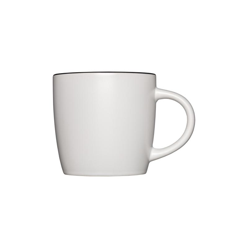 Taza de cerámica bicolor de 350 ml