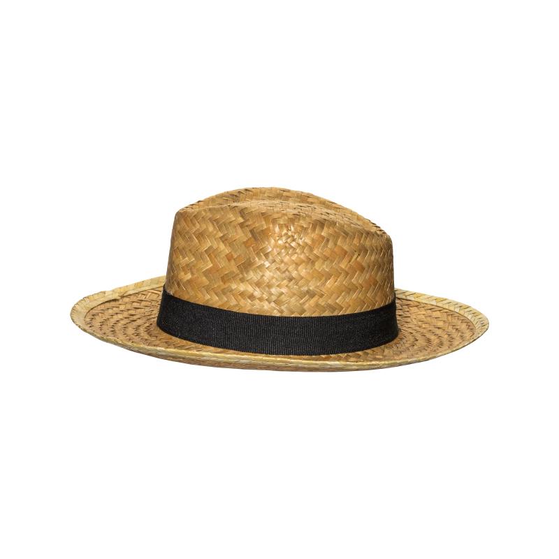 Sombrero de paja con elástico de 3 cm aplicable y personalizable