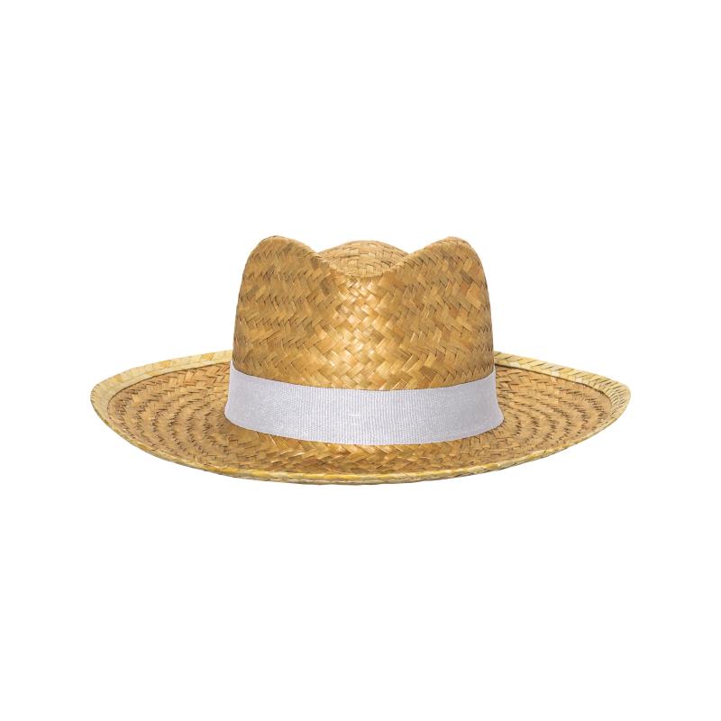 Sombrero de paja con elástico de 3 cm aplicable y personalizable