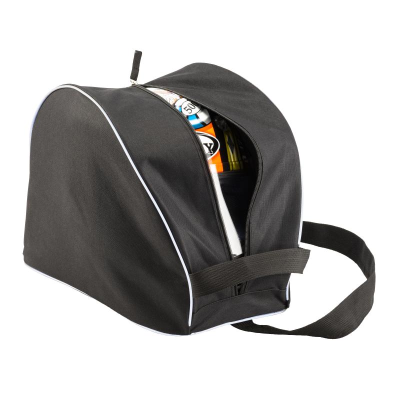 Bolsa para casco de poliéster 600D con correa para el hombro y bolsillo para guantes