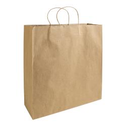 Bolsa de papel reciclado de 100 gr/m2 con fuelle