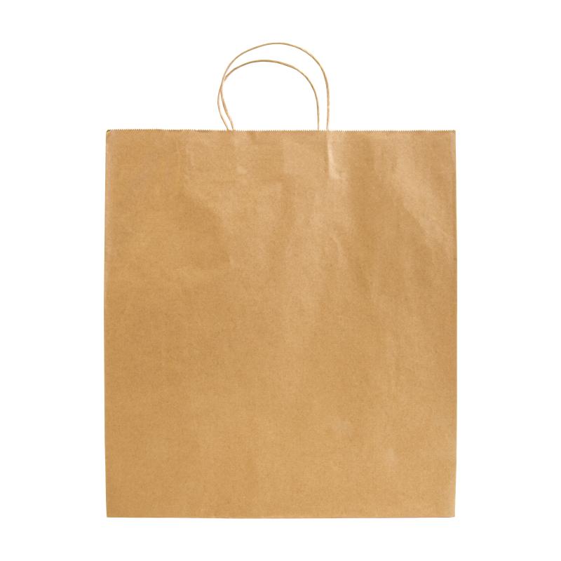 Bolsa de papel reciclado de 100 gr/m2 con fuelle