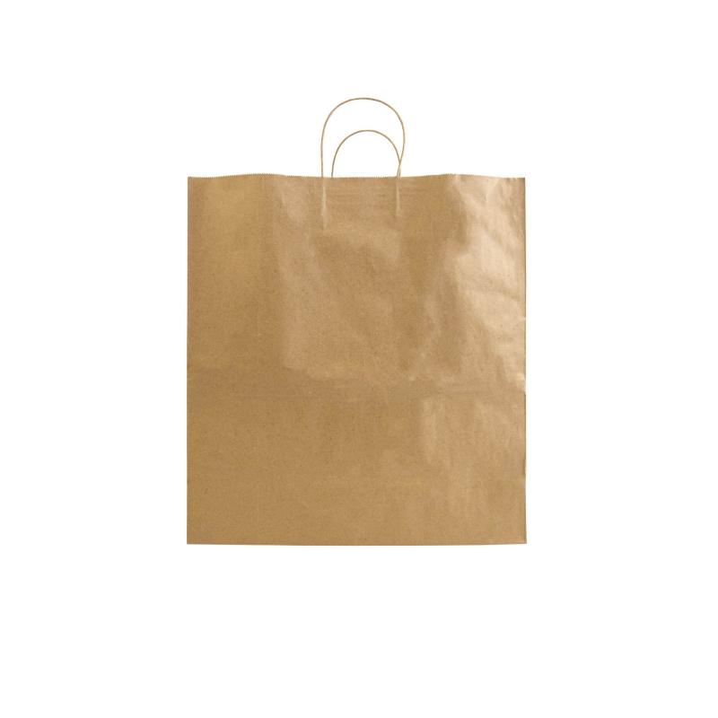 Bolsa de papel reciclado de 100 gr/m2 con fuelle