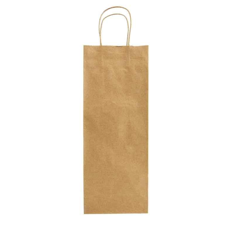 Bolsa de papel reciclado de 100 gr/m2 con fuelle
