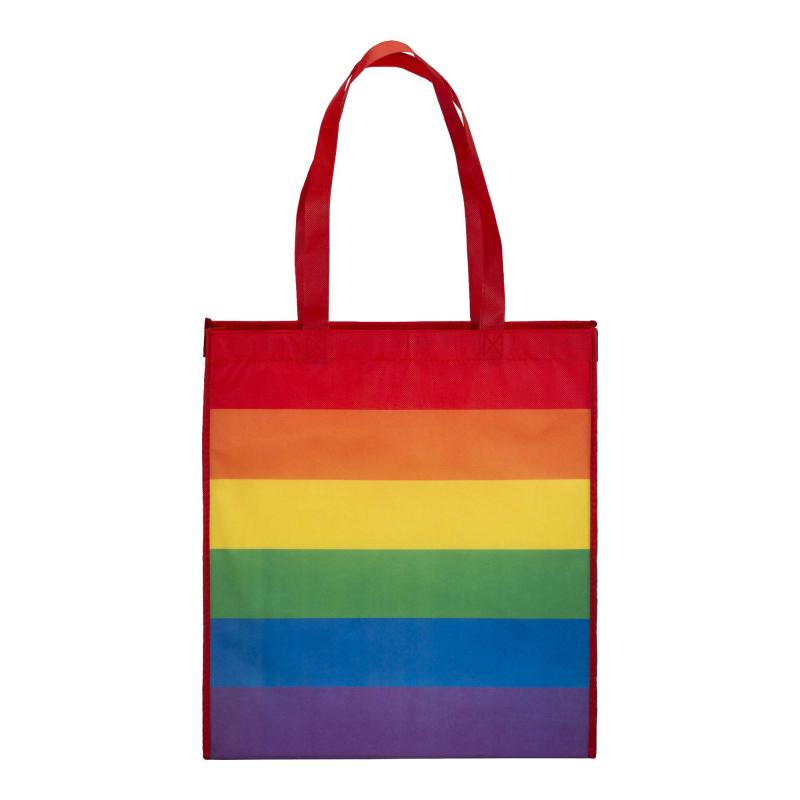 Bolsa arcoris de r-pet 80g/m2, asas largas y fuelle