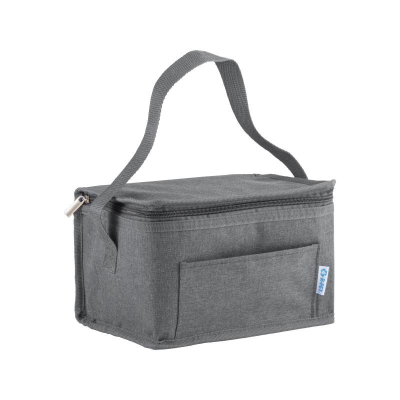 Bolsa nevera r-pet Melange con interior plateado