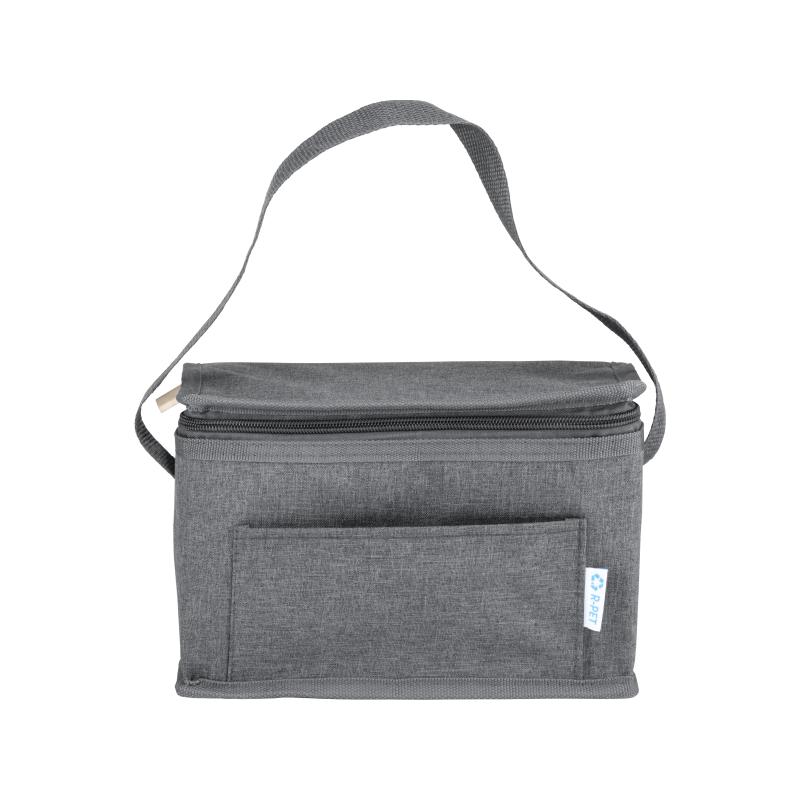 Bolsa nevera r-pet Melange con interior plateado