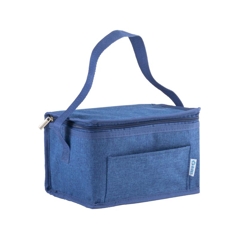 Bolsa nevera r-pet Melange con interior plateado