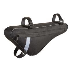 Bolsa para bicicleta en poliéster 600D, con velcro y banda reflectante