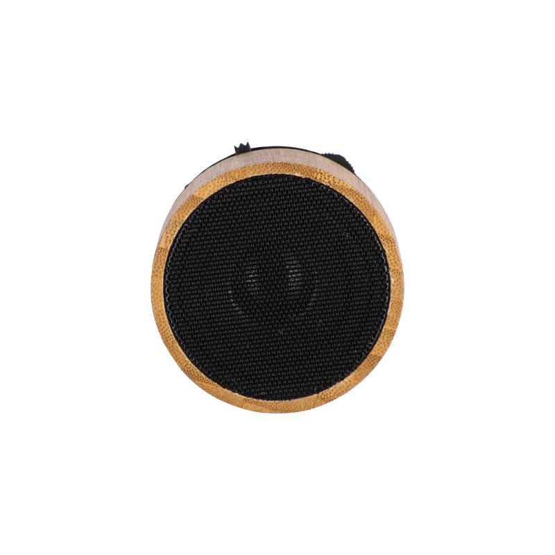 Mini altavoz Bluetooth V 5.0 cilíndrico de bambú