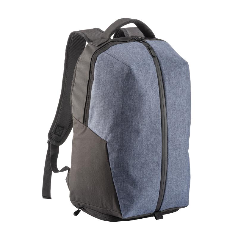 Mochila deportiva de poliéster 600D melange, con bolsillo para portátil (15").