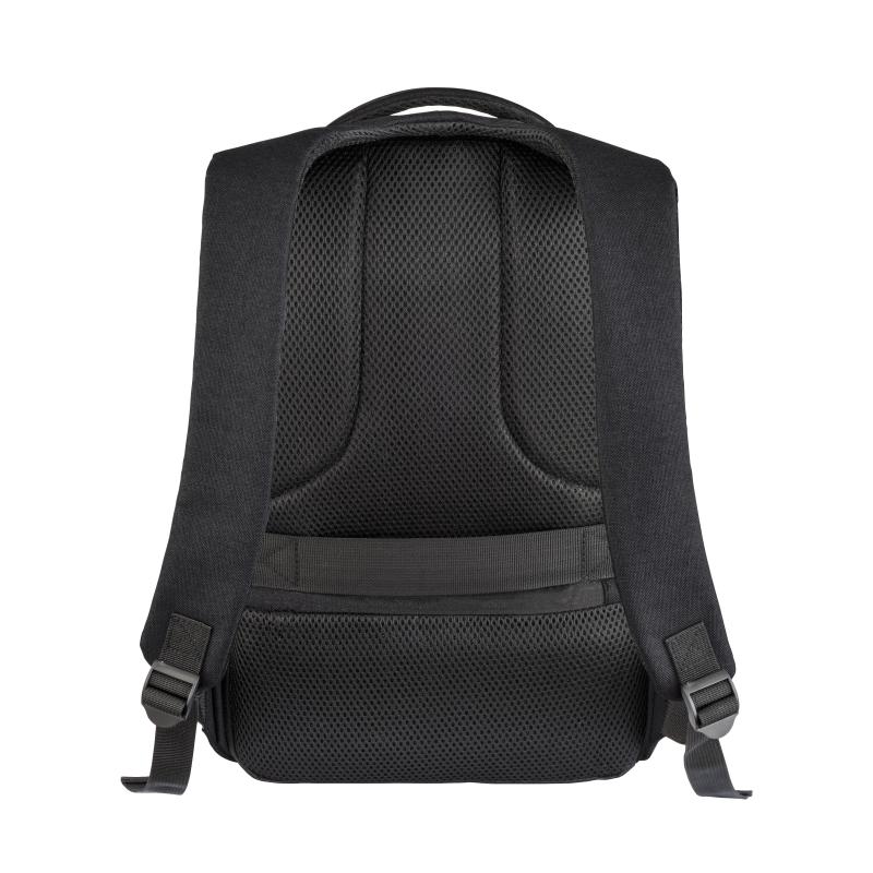 Mochila para PC con bloqueo antirrobo, con toma USB, en poliéster 600D