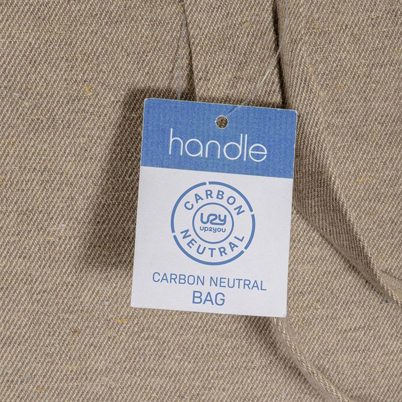 Bolsa Carbon Neutral en algodón reciclado