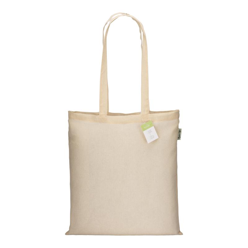 Bolsa de compras de algodón orgánico de 100 g/m&sup2;