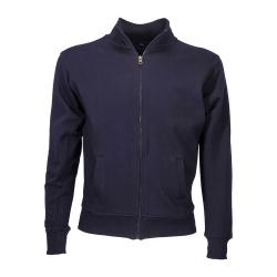 Sudadera con cremallera larga, bolsillos laterales