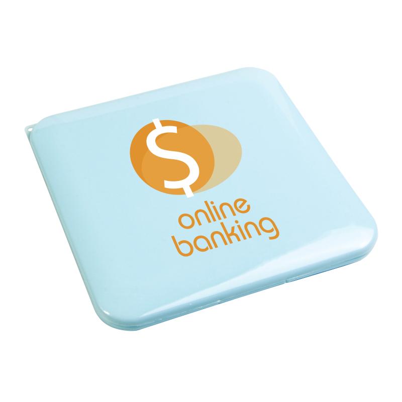 Porta mascarilla de plástico (PP), fabricado con material antibacteriano ISO22196