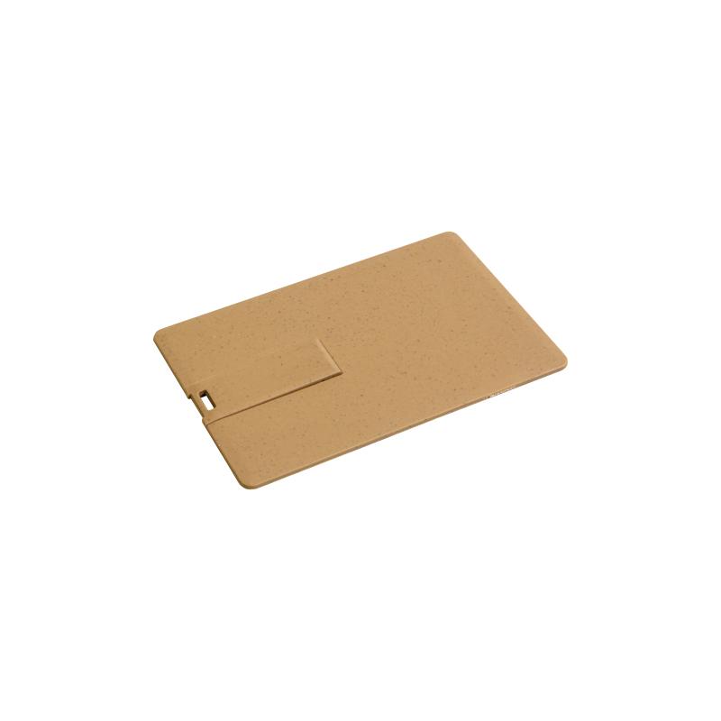 Memoria USB de 8Gb en forma de pajita de trigo y tarjeta PP