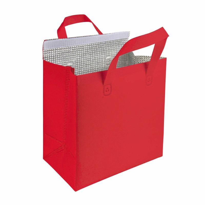 Nevera en TNT laminado de 100 g / m2, cierre de velcro