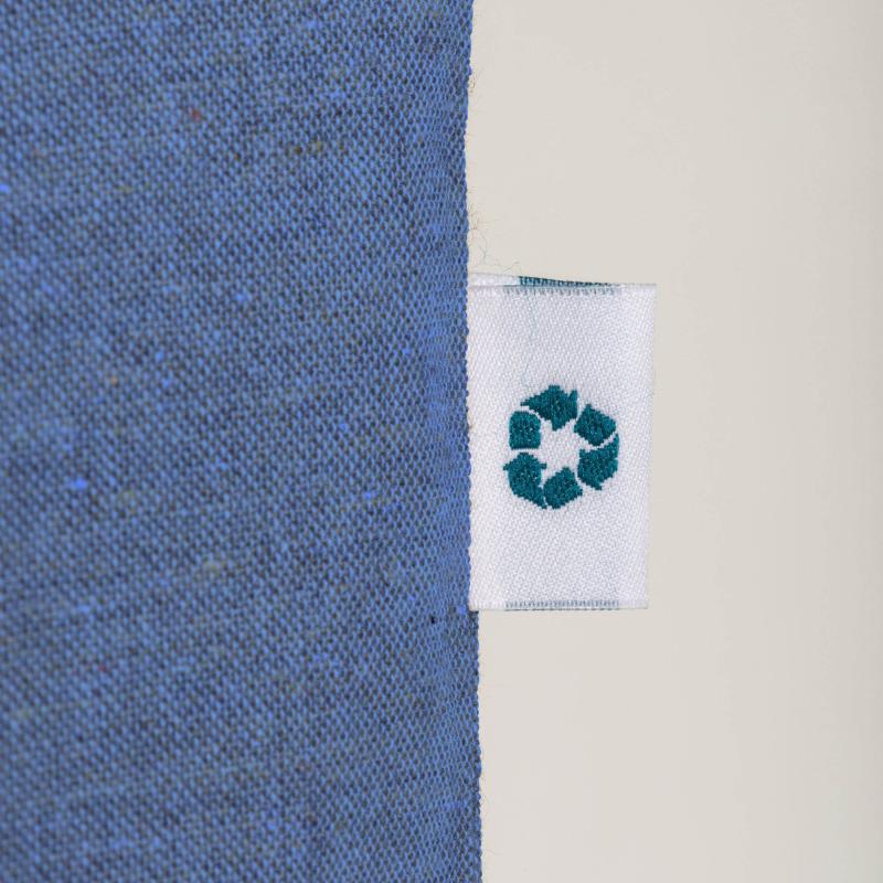 Bolsa de algodón reciclado de 190 g / m2, asas largas